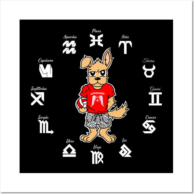 Year of the Dog Chinese Zodiac Animal Wall Art by standwithnzy